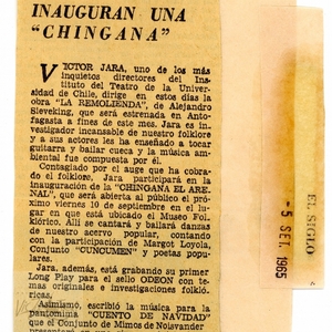 Inauguran una Chingana / | El Siglo
