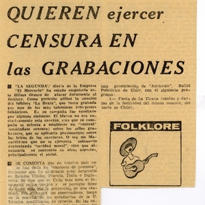 Quieren ejercer censura en las grabaciones | El Siglo