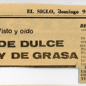 Visto y Oido Beaterias | El Siglo