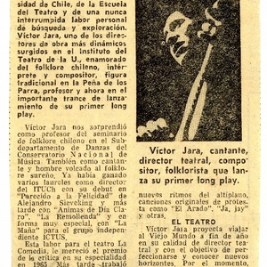 Víctor Jara El hombre inquieto | El Siglo