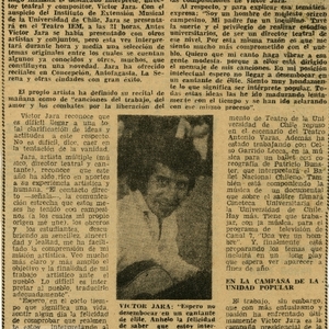 Mañana jueves en el IEM Víctor Jara canta a | El Siglo
