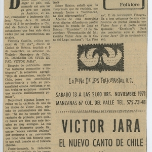 Elogios en Mexico Para Víctor Jara | El Siglo