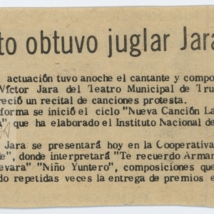 Exito Obtuvo Juglar Jara