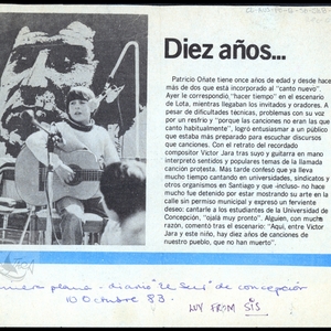 Diez años… Diario El Sur de Concepción