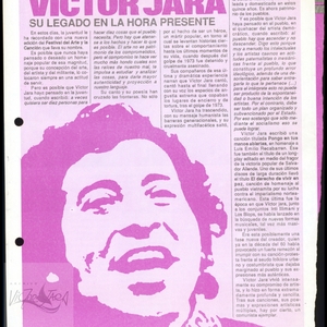 Victor Jara, su legado en la hora presente