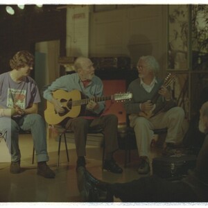 Pete Seeger en la Fundación Victor Jara