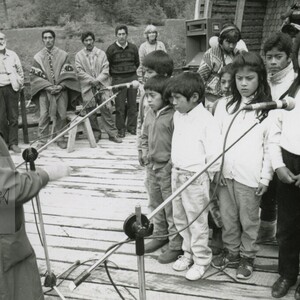 Nacimiento Fundación Victor Jara Niños BN