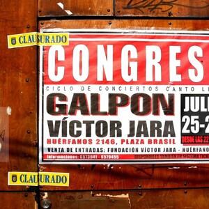 Acto afuera del Galpón Des-Clausurado