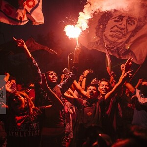 Primer premio concurso fotografía Con Victor Jara en las calles de Chile