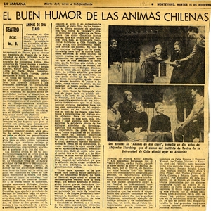 El buen humor de las Animas chilenas | La Mañana